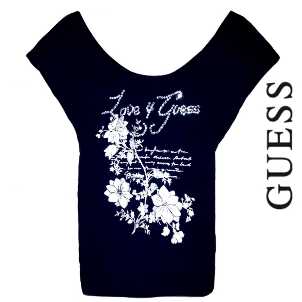 Guess open back Top